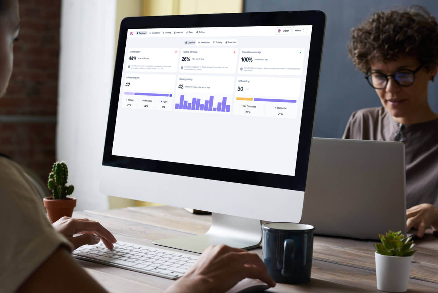AI-based phishing simulation